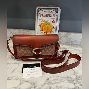 Coach Tabby Shoulder Bag 26 In Signature Canvas With Beadchain